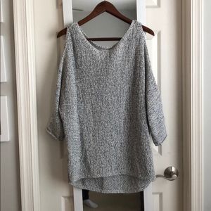 Open sleeve sweater